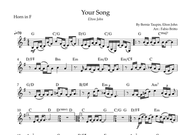 Your Song (arr. Fabio Britto)