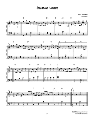 Steamboat Hornpipe - Scottish Hornpipe (arr. Harp use Inspirations)