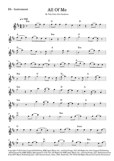All Of Me (arr. Fabio Eduardo de Oliveira)