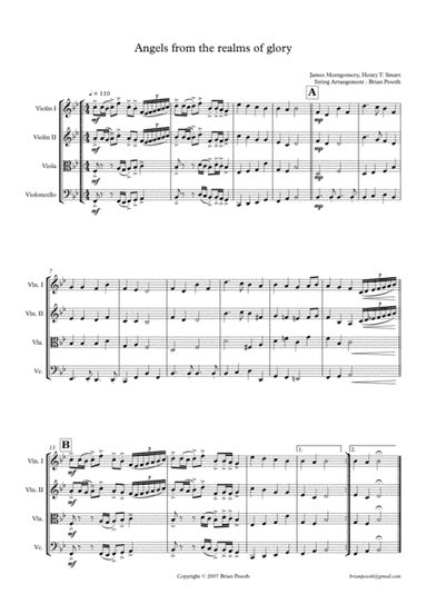 Angels from the Realms of Glory (arr. Brian Pesoth)