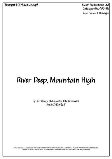 River Deep - Mountain High (arr. Michael Storeton-West)