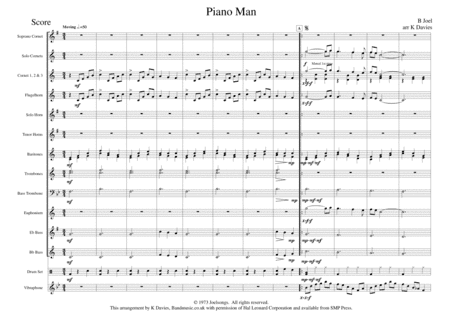 Piano Man (arr. K Davies)