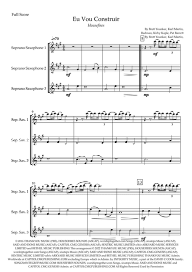 Build My Life (arr. Fabio Britto)