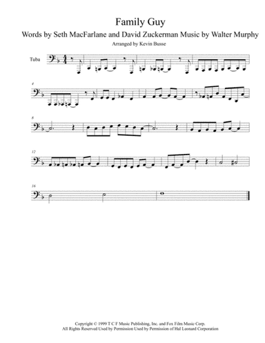 Theme From Family Guy (arr. Kevin Busse)