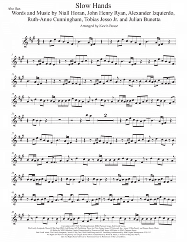 Slow Hands (arr. Kevin Busse)