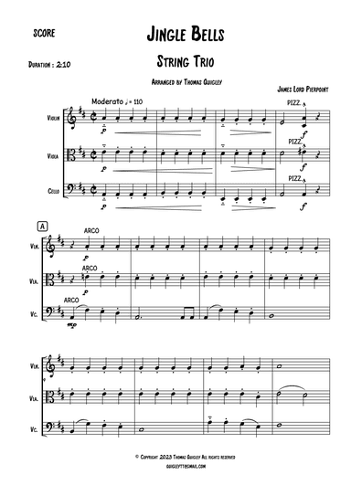 Jingle Bells (arr. Thomas Quigley)