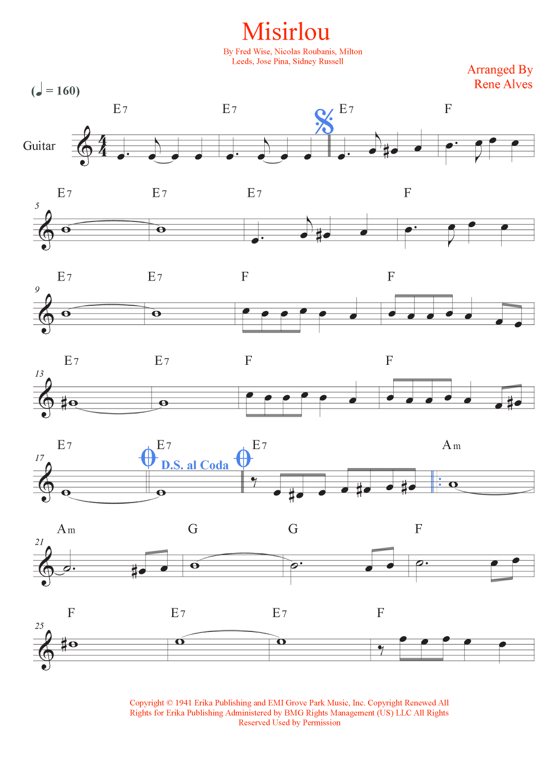 Misirlou (arr. Rene Alves)