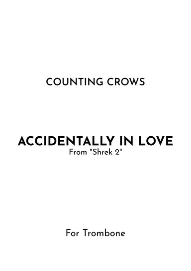 Accidentally In Love (arr. Jireh J.)