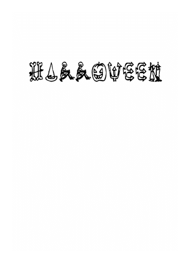 Halloween songs for Choir