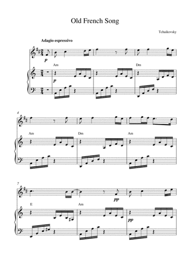 Old French Song (arr. Kaiserin Rebecca)