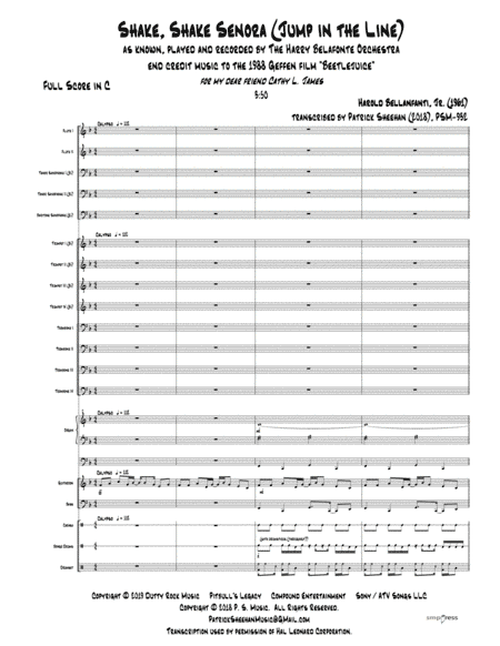 Shake Senora (remix) (arr. Patrick Sheehan)