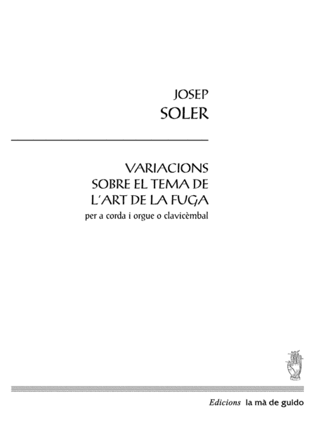 Variacions sobre el tema de l'art de la fuga