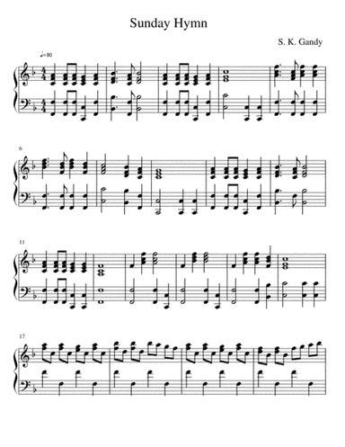 Sunday Hymn