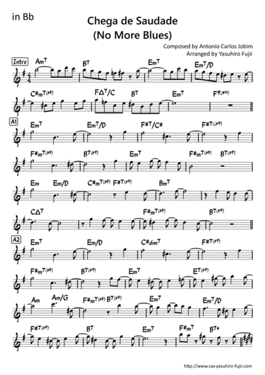 Chega De Saudade (no More Blues) (arr. Yasuhiro Fujii)