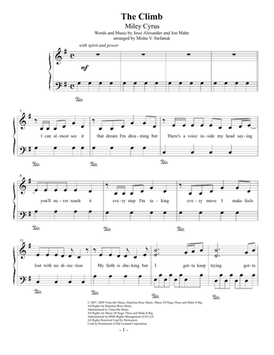 The Climb (arr. Misha Stefanuk)