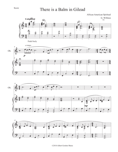 There is a Balm in Gilead (arr. Gerard Willmes)