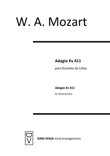 Mozart - Adagio Kv411 for Reed Quintet (arr. Dani Veiga)