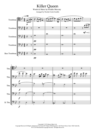 Killer Queen (arr. Nicolás Cortés Castillo)