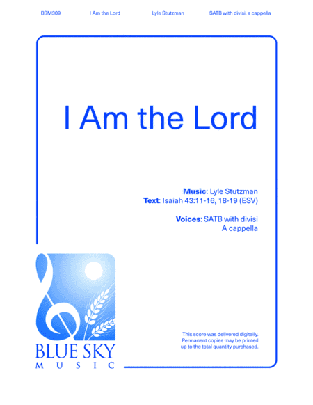 I Am the Lord