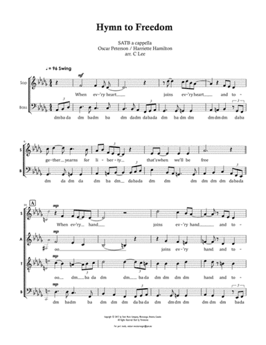 Hymn To Freedom (arr. Charles Lee)
