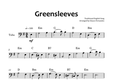 Greensleeves (arr. Glauco Fernandes)