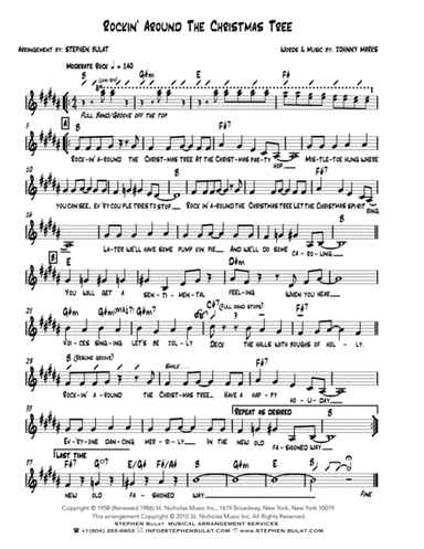 Rockin' Around The Christmas Tree (arr. Stephen Bulat)