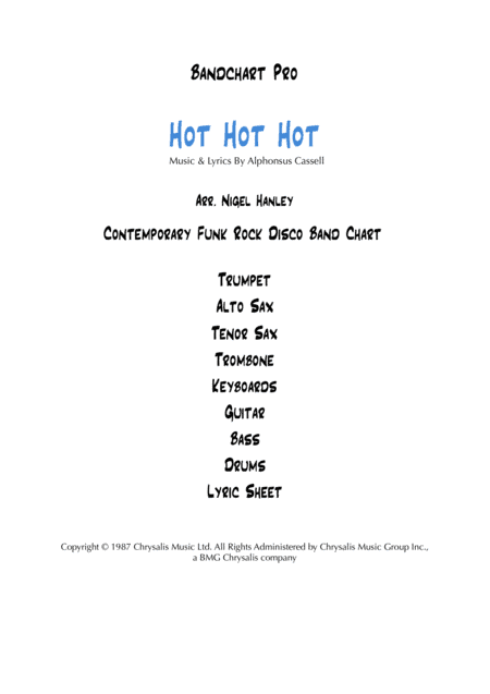 Hot Hot Hot (arr. Nigel Hanley)