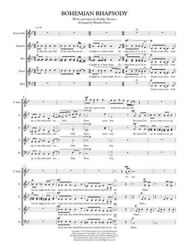 Bohemian Rhapsody (arr. Benedic Justine Velasco)