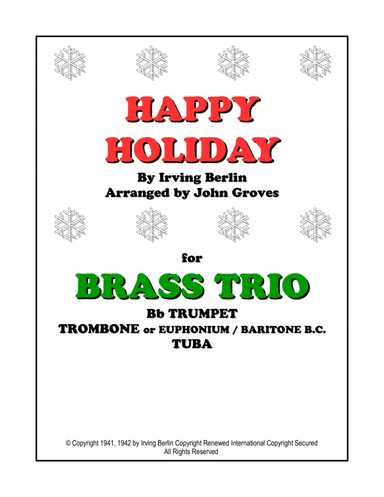 Happy Holiday (arr. John Groves)