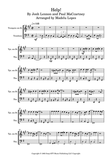 Help! (arr. Madelu Lopes)