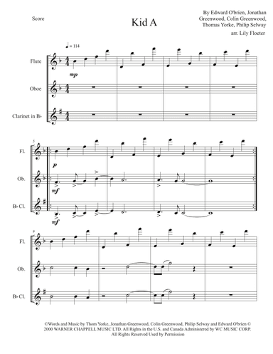 Kid A (arr. Lily Floeter)