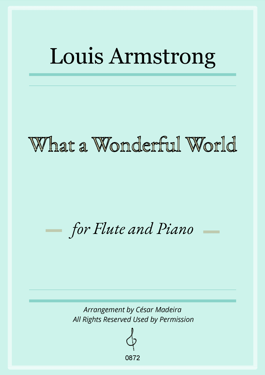 What A Wonderful World (arr. César Madeira)