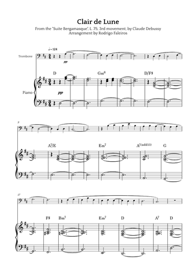 Clair de Lune (arr. Rodrigo Faleiros)