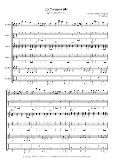 La Cumparsita (arr. Arr. Ed.CAL)