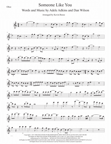Someone Like You (arr. Kevin Busse)