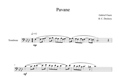 Pavane (Trombone Solo) (arr. B. C. Dockery)