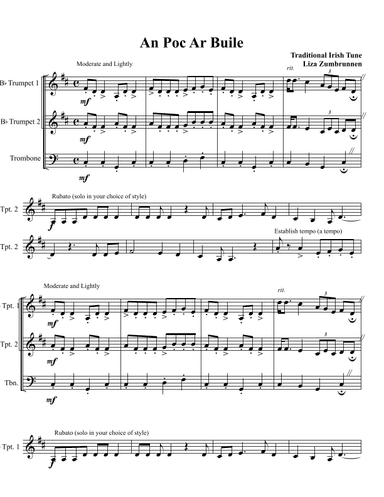 An Poc Ar Buile (as played by the Gaelic Brass) (arr. Liza Zumbrunnen)