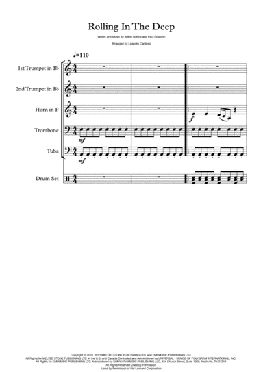 Rolling In The Deep (arr. Leandro Cardoso)