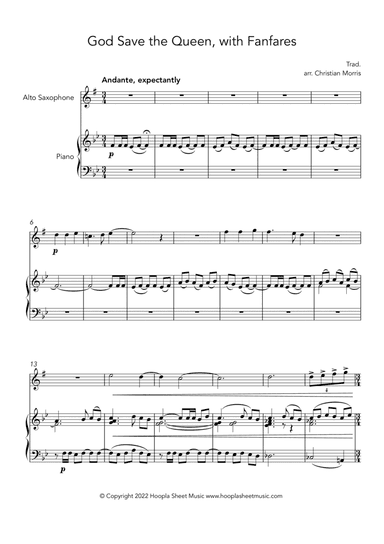 God Save the Queen, with Fanfares (arr. Christian Morris)