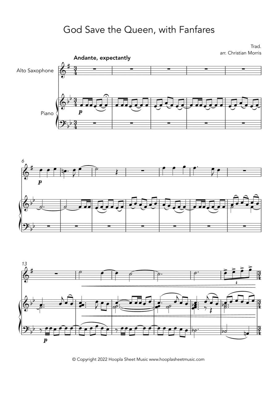God Save the Queen, with Fanfares (arr. Christian Morris)