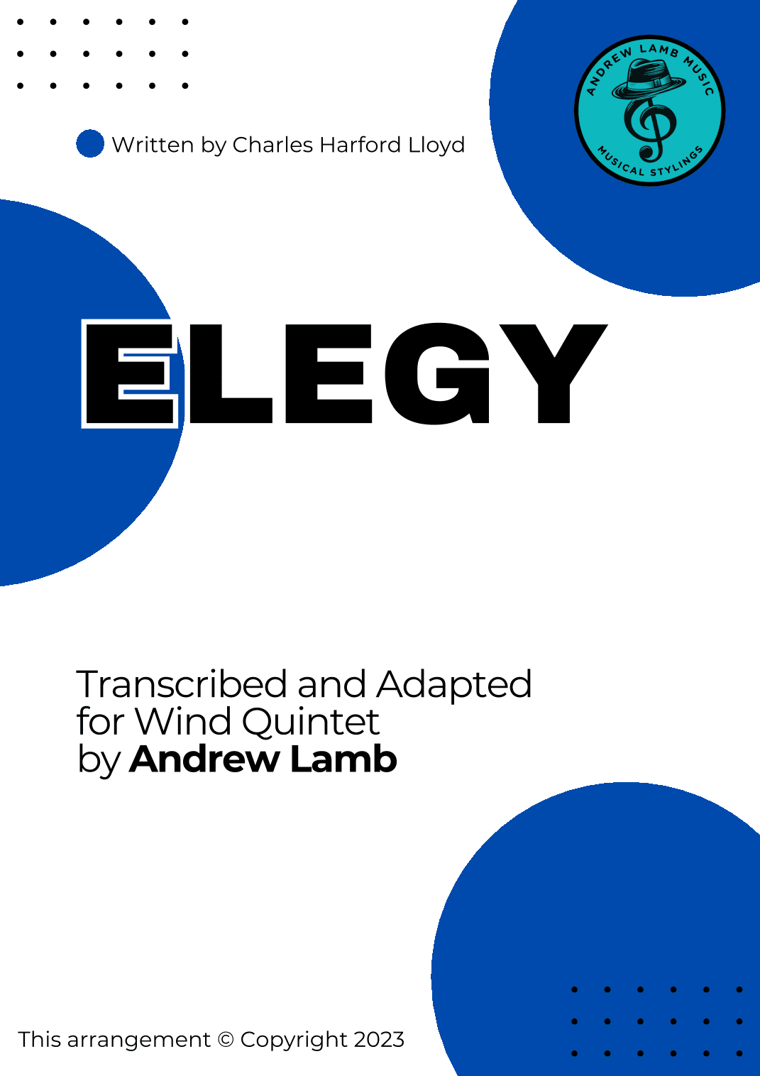 Charles Harford Lloyd | Elegy | for Wind Quintet (arr. Andrew Lamb)