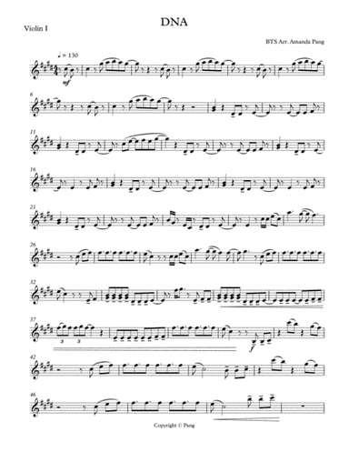 Dna (arr. Amanda Pang)