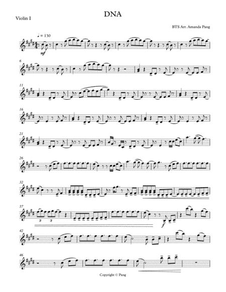 Dna (arr. Amanda Pang)