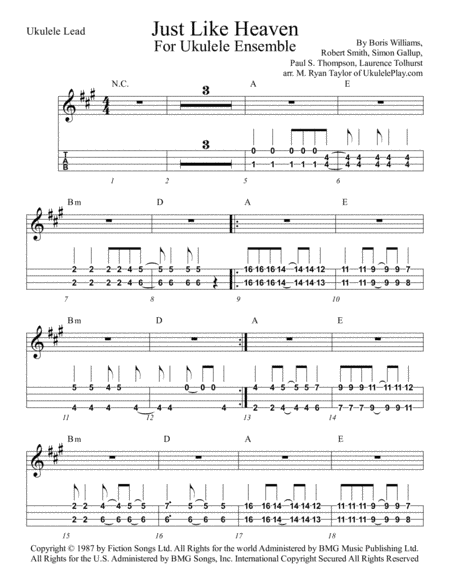 Just Like Heaven (arr. M. Ryan Taylor)