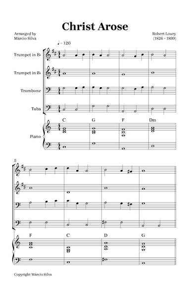 Christ Arose (arr. Márcio Silva)