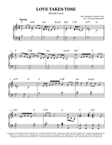 Love Takes Time (arr. Christian Bennedsen)