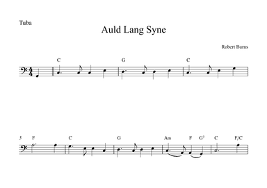 Auld Lang Syne (arr. Alex Nunes Rodrigues)