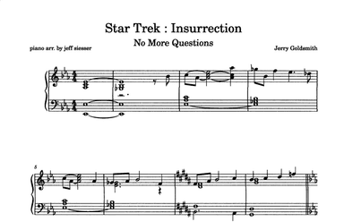 Star Trek: Insurrection - Score (arr. jeff siesser)