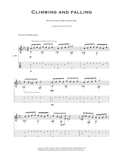 Climbing And Falling (arr. Sven Bey)
