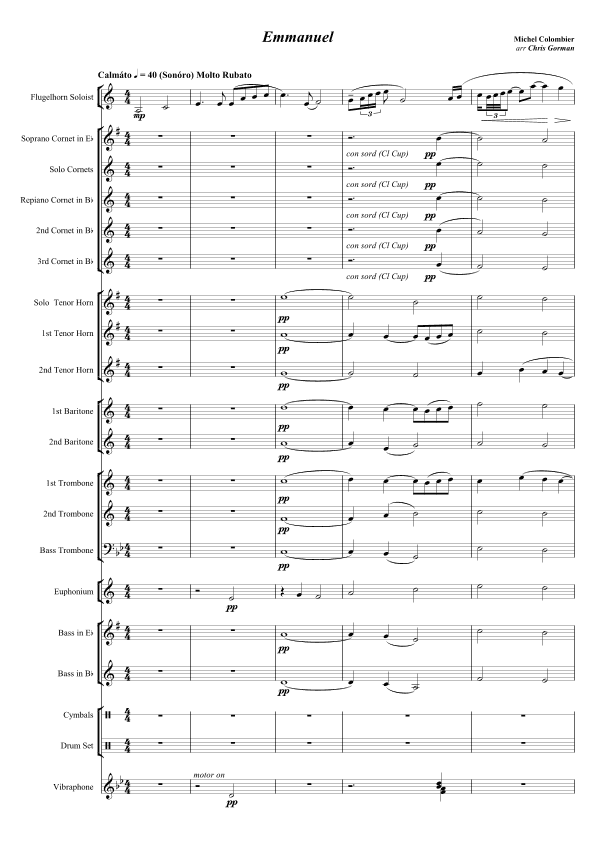EMMANUEL (arr. Chris Gorman)